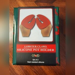 Lobster Claws Silicone Pot Holder Funny Gag Gift